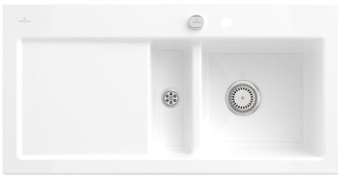 Villeroy & Boch Subway 60 – vestavný dřez, barva White Alpin – pohled 7