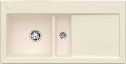 Villeroy & Boch Subway 60 – vestavný dřez, barva Ivory – pohled 2