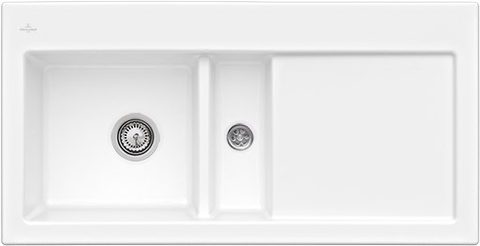 Villeroy & Boch Subway 60 – vestavný dřez, barva White Alpin – pohled 2