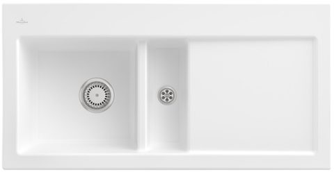 Villeroy & Boch Subway 60 – vestavný dřez, barva Stone White