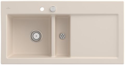 Villeroy & Boch Subway 60 – vestavný dřez, barva Ivory – pohled 3