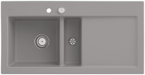 Villeroy & Boch Subway 60 – vestavný dřez, barva Fossil – pohled 3