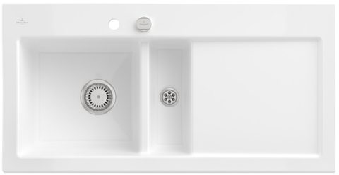 Villeroy & Boch Subway 60 – vestavný dřez, barva Snow White – pohled 3