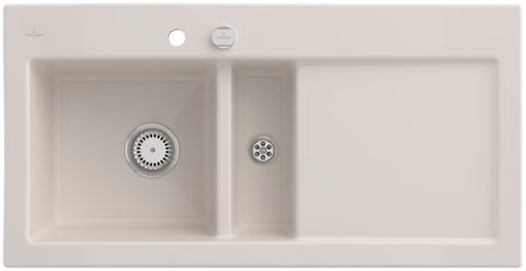 Villeroy & Boch Subway 60 – vestavný dřez, barva Crema – pohled 3