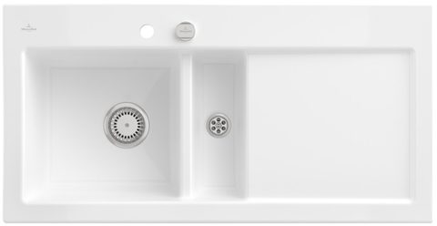 Villeroy & Boch Subway 60 – vestavný dřez, barva White Alpin – pohled 3