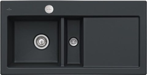 Villeroy & Boch Subway 60 – vestavný dřez, barva Pure Black – pohled 4