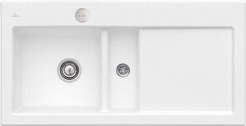Villeroy & Boch Subway 60 – vestavný dřez, barva Stone White – pohled 4