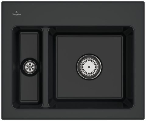 Villeroy & Boch Subway 60 XM – vestavný dřez, barva Pure Black