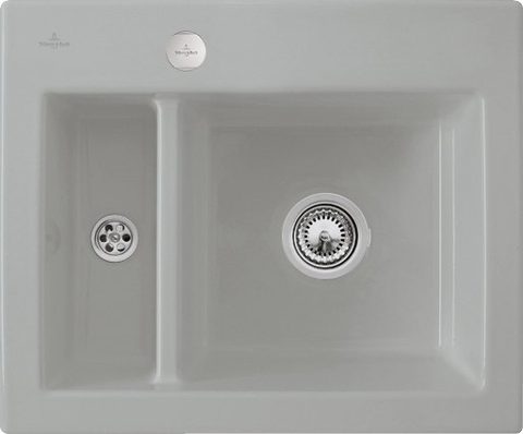 Villeroy & Boch Subway 60 XM – vestavný dřez, barva Fossil – pohled 3