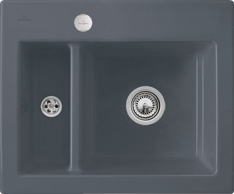 Villeroy & Boch Subway 60 XM – vestavný dřez, barva Pure Black – pohled 3