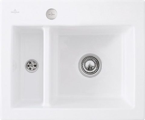 Villeroy & Boch Subway 60 XM – vestavný dřez, barva Stone White – pohled 3
