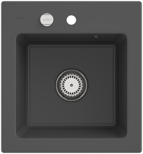 Villeroy & Boch Subway 45 XS – vestavný dřez, barva Graphite – pohled 2