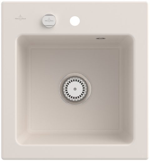 Villeroy & Boch Subway 45 XS – vestavný dřez, barva Crema – pohled 2