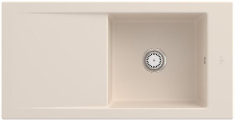 Villeroy & Boch Timeline 60 – vestavný dřez, barva Ivory – pohled 1