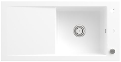 Villeroy & Boch Timeline 60 – vestavný dřez, barva Stone White – pohled 4