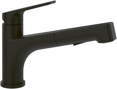 Villeroy & Boch Junis Shower – kuchyňská baterie, barva matná černá – pohled 1