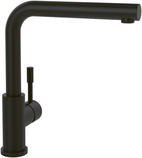 Villeroy & Boch Steel Shower Window – kuchyňská baterie, barva matná černá – pohled 1