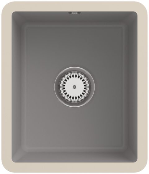 Villeroy & Boch Subway 45 SU – podstavný dřez, barva Fossil – pohled 3