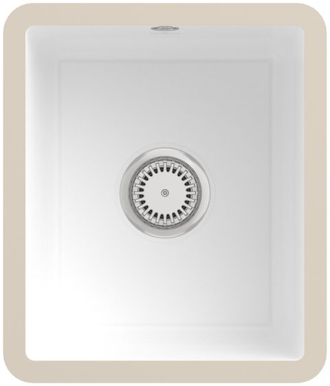 Villeroy & Boch Subway 45 SU – podstavný dřez, barva Snow White – pohled 3