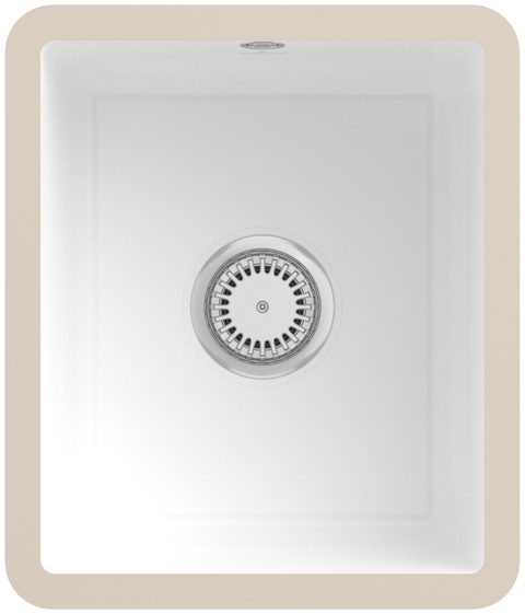Villeroy & Boch Subway 45 SU – podstavný dřez, barva White Alpin – pohled 3