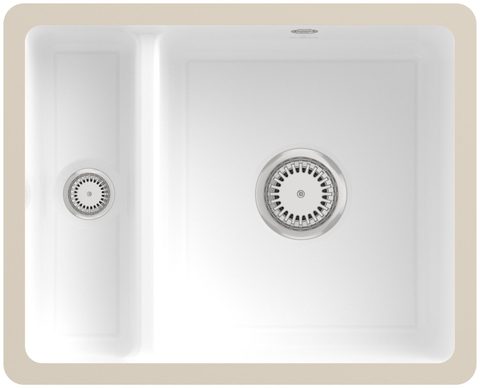 Villeroy & Boch Subway 60 XU – podstavný dřez, barva Snow White – pohled 3