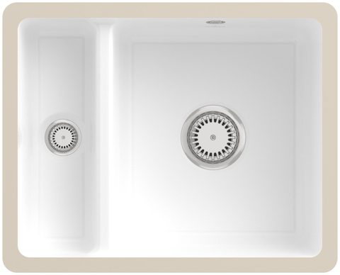 Villeroy & Boch Subway 60 XU – podstavný dřez, barva White Alpin – pohled 3