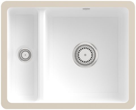 Villeroy & Boch Subway 60 XU – podstavný dřez, barva Stone White – pohled 3