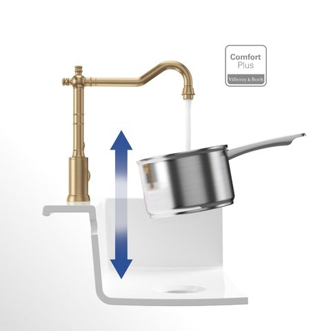 Villeroy & Boch Avia 2.0 – kuchyňská baterie, barva zlatá – pohled 5