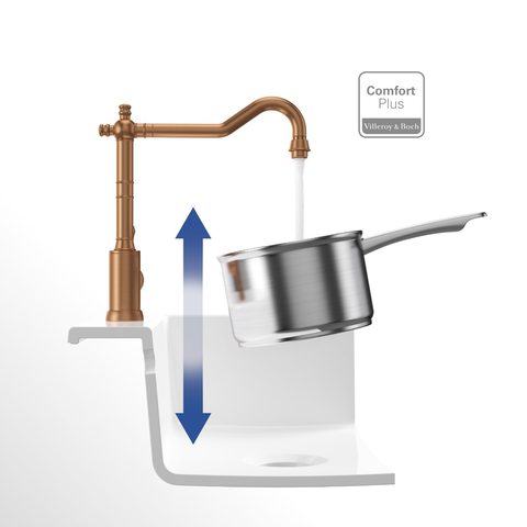 Villeroy & Boch Avia 2.0 – kuchyňská baterie, barva bronz – pohled 5