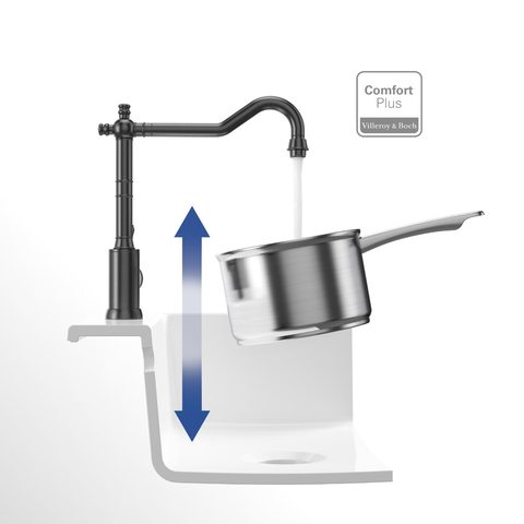 Villeroy & Boch Avia 2.0 – kuchyňská baterie, barva antracit – pohled 6