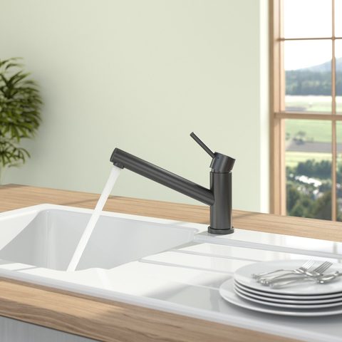 Villeroy & Boch Como Window – kuchyňská baterie, barva antracit – pohled 5