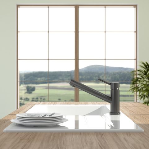 Villeroy & Boch Como Window – kuchyňská baterie, barva antracit – pohled 4