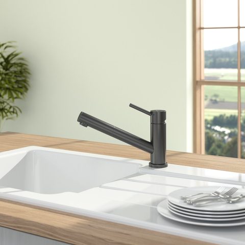 Villeroy & Boch Como Shower Window – kuchyňská baterie, barva antracit – pohled 3