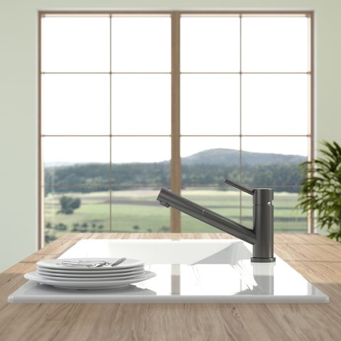 Villeroy & Boch Como Shower Window – kuchyňská baterie, barva antracit – pohled 4