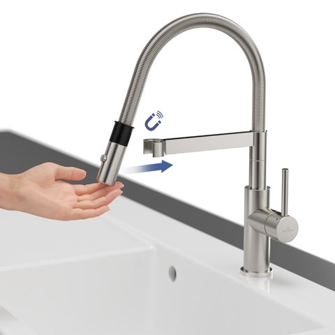 Villeroy & Boch Steel Expert Compact – kuchyňská baterie, barva masivní nerez – pohled 8