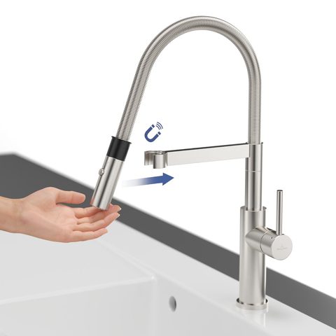 Villeroy & Boch Steel Expert 2.0 – kuchyňská baterie, barva masivní nerez – pohled 8