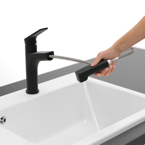 Villeroy & Boch Junis Sky Shower – kuchyňská baterie, barva matná černá – pohled 5