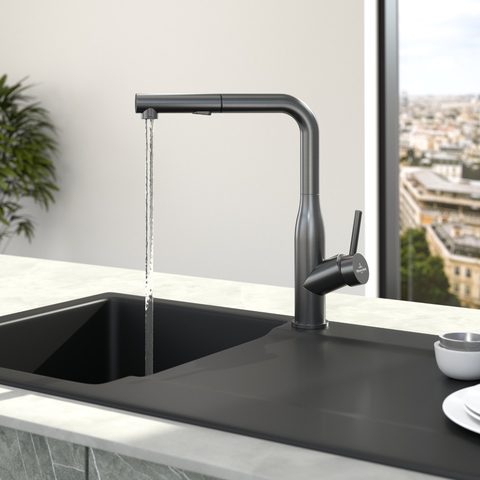 Villeroy & Boch Subway Style Shower – kuchyňská baterie, barva antracit – pohled 4