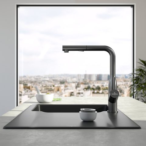 Villeroy & Boch Subway Style Shower – kuchyňská baterie, barva antracit – pohled 3