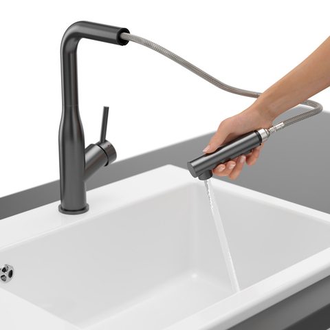 Villeroy & Boch Subway Style Shower – kuchyňská baterie, barva antracit – pohled 5
