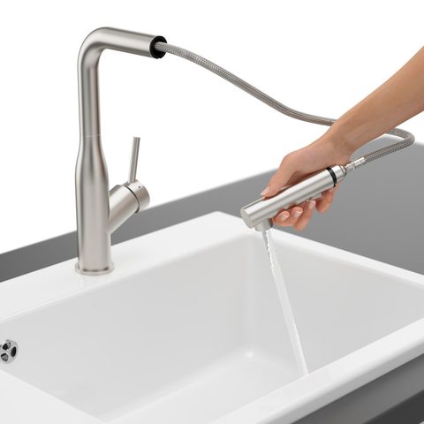 Villeroy & Boch Subway Style Shower – kuchyňská baterie, barva masivní nerez – pohled 5