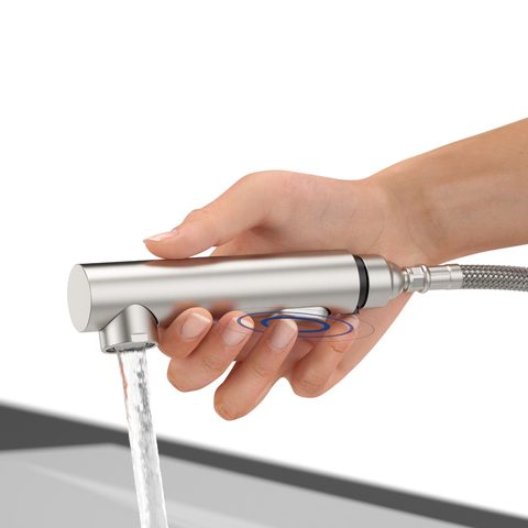 Villeroy & Boch Subway Style Shower – kuchyňská baterie, barva masivní nerez – pohled 6