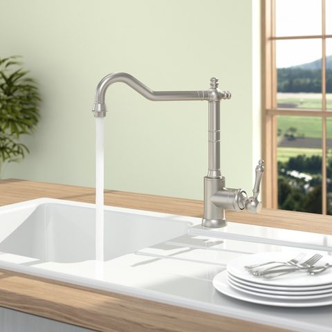 Villeroy & Boch Avia 2.0 nízkotlaká – kuchyňská baterie, barva masivní nerez – pohled 4