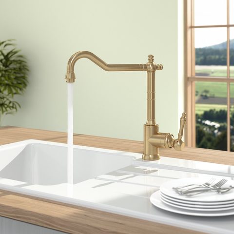 Villeroy & Boch Avia 2.0 – kuchyňská baterie, barva zlatá – pohled 4