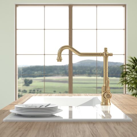 Villeroy & Boch Avia 2.0 – kuchyňská baterie, barva zlatá – pohled 3