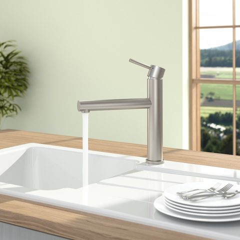 Villeroy & Boch Como Sky – kuchyňská baterie, barva masivní nerez – pohled 4