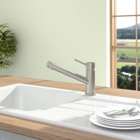 Villeroy & Boch Como Window – kuchyňská baterie, barva masivní nerez – pohled 3