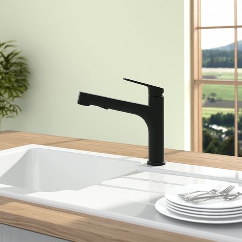 Villeroy & Boch Junis Sky Shower – kuchyňská baterie, barva matná černá – pohled 2