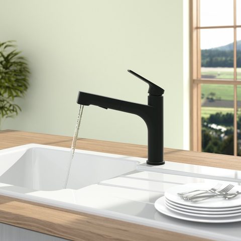 Villeroy & Boch Junis Sky Shower – kuchyňská baterie, barva matná černá – pohled 4