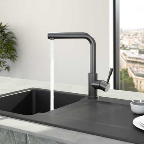 Villeroy & Boch Modern Steel – kuchyňská baterie, barva antracit – pohled 4